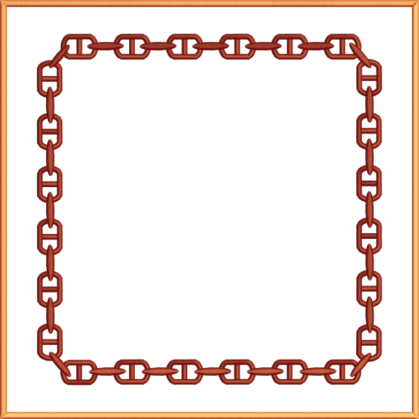 Frame 30f chain thick square